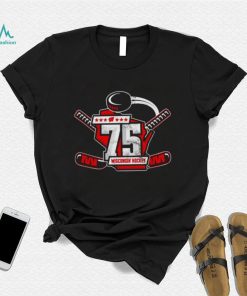 Wisconsin Badgers hockey 75th anniversary shirt