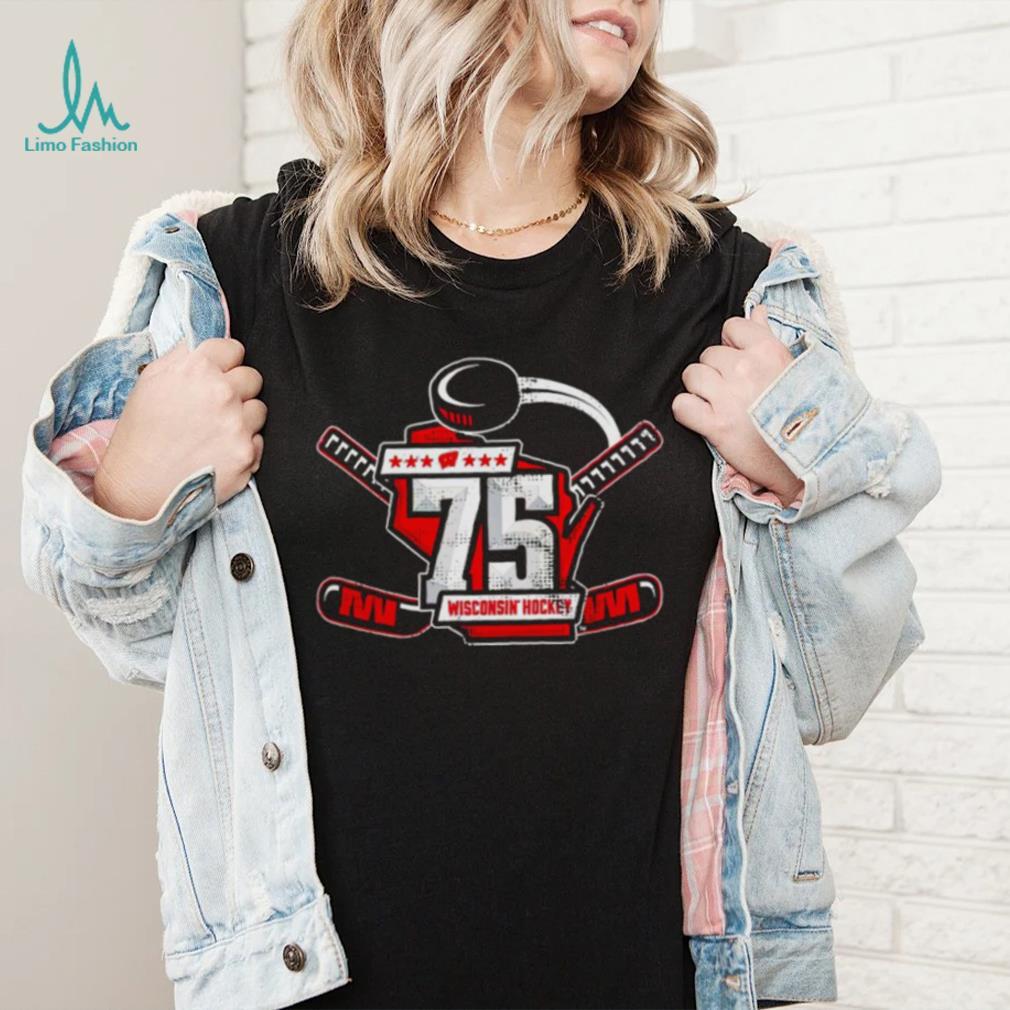 Wisconsin Badgers hockey 75th anniversary shirt Wisconsin Badgers hockey 75th anniversary shirt