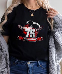 Wisconsin Badgers hockey 75th anniversary shirt