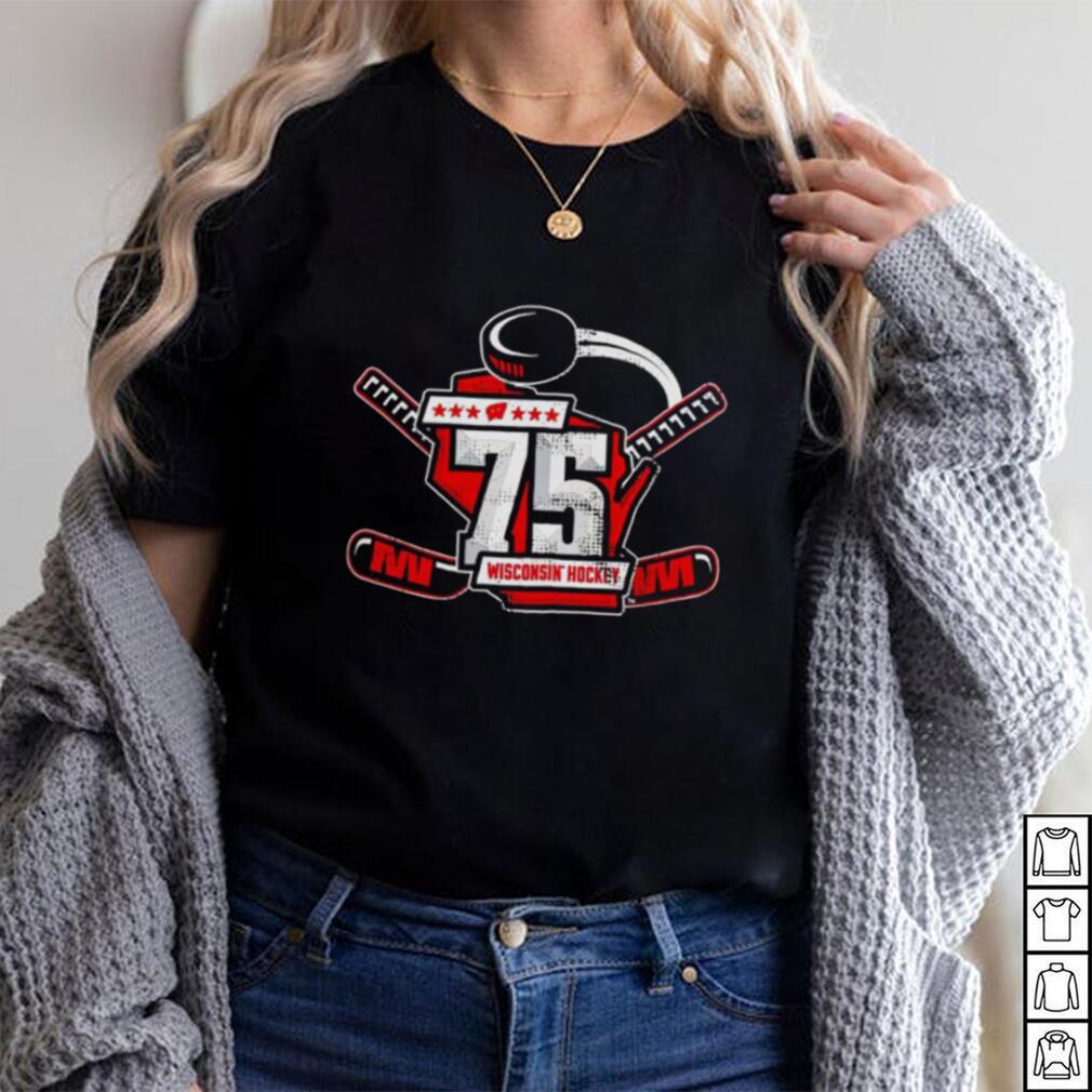 Wisconsin Badgers hockey 75th anniversary shirt Wisconsin Badgers hockey 75th anniversary shirt