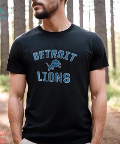 Women's Fanatics Branded Black Detroit Lions Victory Arch T Shirt