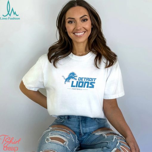 Women’s Fanatics Branded White Detroit Lions Lock Up V Neck T Shirt