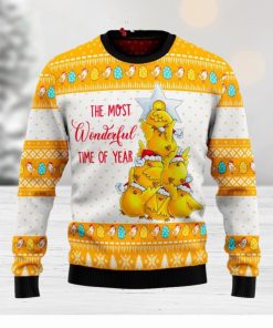 Wonderful Time Chicken Ugly Christmas Sweater New For Men And Women Gift Holidays Christmas