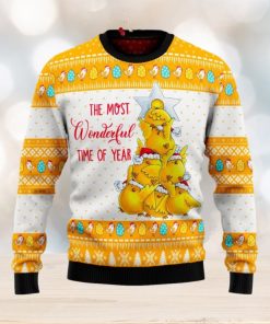 Wonderful Time Chicken Ugly Christmas Sweater New For Men And Women Gift Holidays Christmas