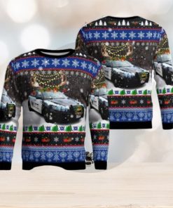 Woodridge Police Department Christmas AOP Ugly Sweater Holiday Sweater For Men And Women