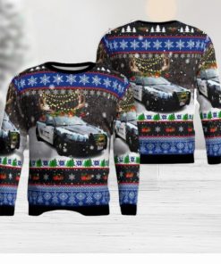 Woodridge Police Department Christmas AOP Ugly Sweater Holiday Sweater For Men And Women