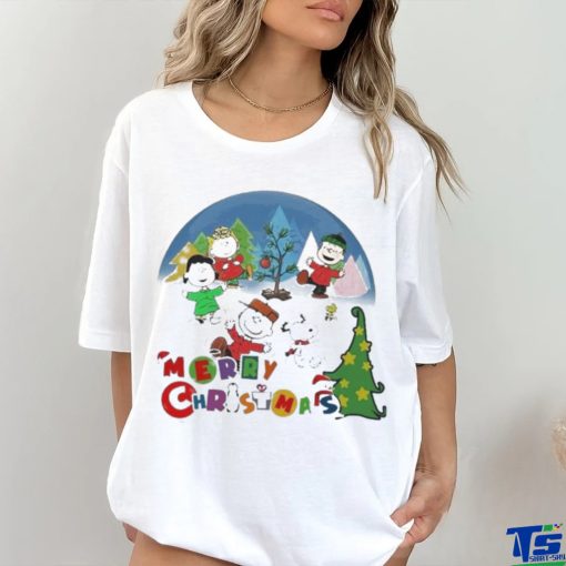 Woodstock And Friends Merry Christmas Shirt