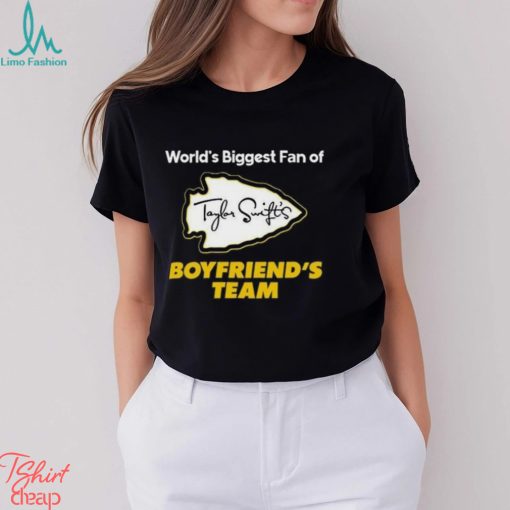 Worlds biggest fan of Taylor Swiftie Boyfriend’s Team Shirt