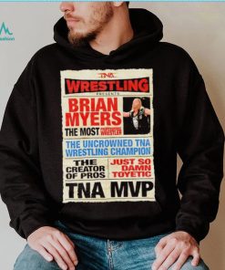 Wrestling Brian Myers the most shirt