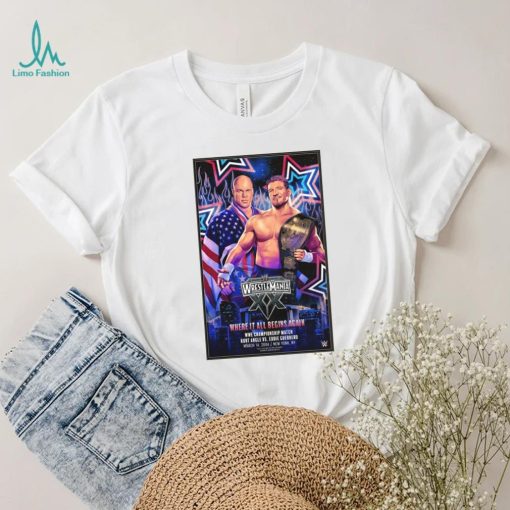 Wwe Championship Match Kurt Angle Vs Eddie Guerrero March 14 2004 New York, Ny Shirt