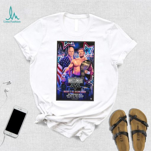 Wwe Championship Match Kurt Angle Vs Eddie Guerrero March 14 2004 New York, Ny Shirt