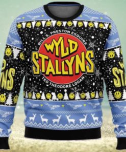 Wyld Stallyns Bill And Teds Excellent Adventure Ugly Christmas Sweater