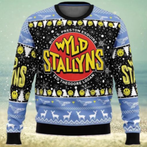 Wyld Stallyns Bill And Teds Excellent Adventure Ugly Christmas Sweater