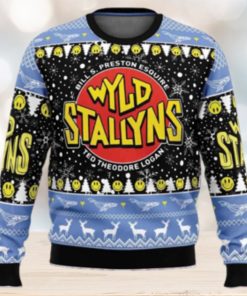 Wyld Stallyns Bill And Teds Excellent Adventure Ugly Christmas Sweater