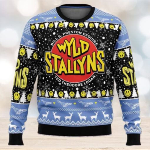 Wyld Stallyns Bill And Teds Excellent Adventure Ugly Christmas Sweater