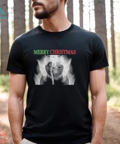 X Ray Merry Christmas Candy Cane shirt