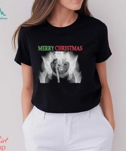 X Ray Merry Christmas Candy Cane shirt