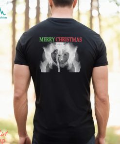 X Ray Merry Christmas Candy Cane shirt