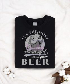 Xmas 2023 Santa Claus Wonderful Time For A Beer shirt