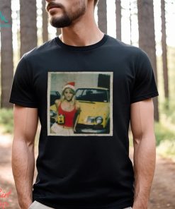 Xmas Girl With Car shirt