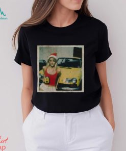Xmas Girl With Car shirt