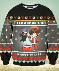 Yagami Naughty List Ugly Christmas Sweater Perfect Holiday Gift