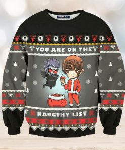 Yagami Naughty List Ugly Christmas Sweater Perfect Holiday Gift