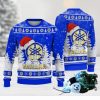 MSV Duisburg Snowflakes Tree Custom Name Ugly Christmas Sweater New For Fans Gift Holidays Christmas