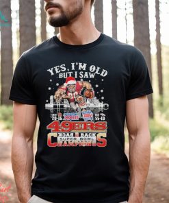 Yes I’m Old But I Saw 49Ers Back 2 Back Super Bowl Champions Mascot Shirt