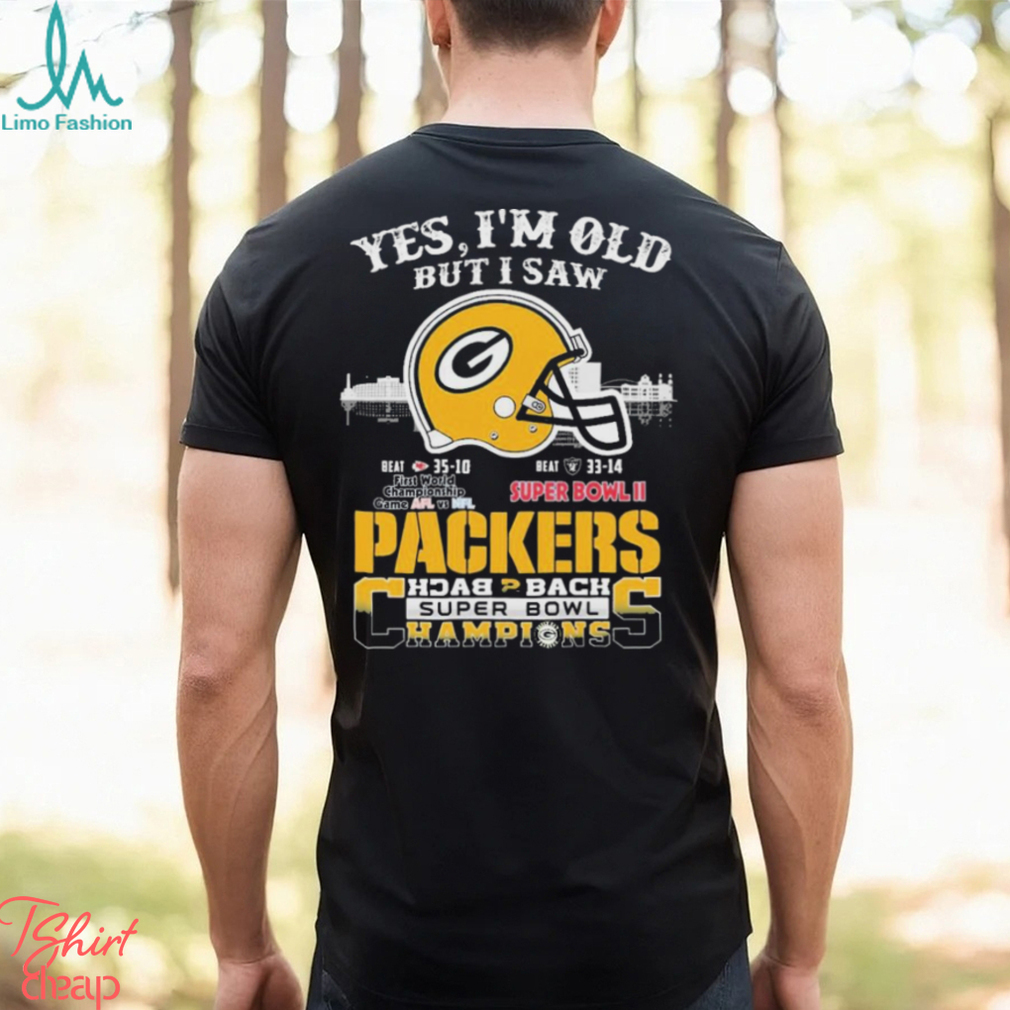 Yes I’m Old But I Saw City Helmet Green Bay Packers Back 2 Back Super Bowl Champions Shirt Yes I’m Old But I Saw City Helmet Green Bay Packers Back 2 Back Super Bowl Champions Shirt