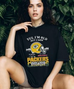 Yes I'm Old But I Saw Green Bay Packers Skyline Back 2 Back Super Bowl Shirt