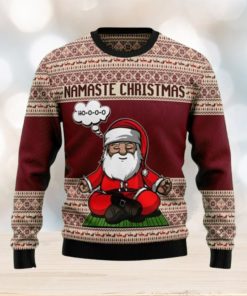 Yoga Santa Clause Ugly Christmas Sweater Special Gift For Loved Ones