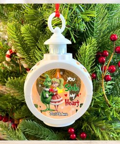 You Stole My Heart, Personalized Light Ornament, Christmas Gift For Couple TT