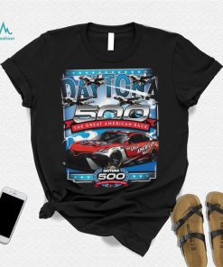 Youth Checkered Flag Sports Navy 2024 Daytona 500 GAR T Shirt
