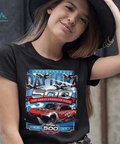 Youth Checkered Flag Sports Navy 2024 Daytona 500 GAR T Shirt