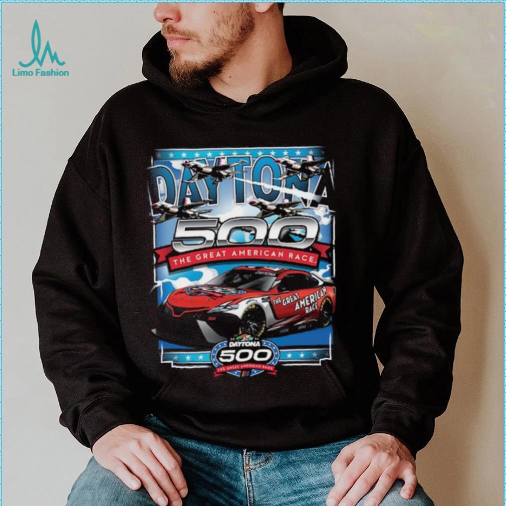 Youth Checkered Flag Sports Navy 2024 Daytona 500 GAR T Shirt Youth Checkered Flag Sports Navy 2024 Daytona 500 GAR T Shirt