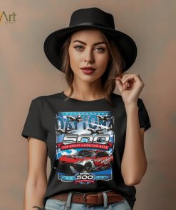 Youth Checkered Flag Sports Navy 2024 Daytona 500 GAR T Shirt