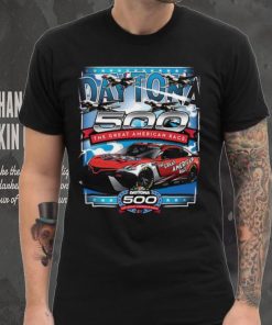 Youth Checkered Flag Sports Navy 2024 Daytona 500 GAR T Shirt