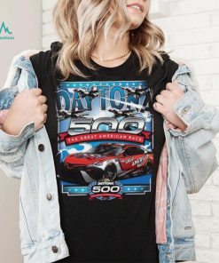 Youth Checkered Flag Sports Navy 2024 Daytona 500 GAR T Shirt