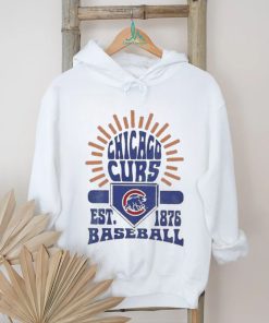 Youth Chicago Cubs Gray Sun Burst Shirt