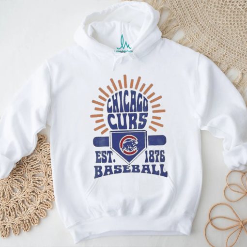 Youth Chicago Cubs Gray Sun Burst Shirt