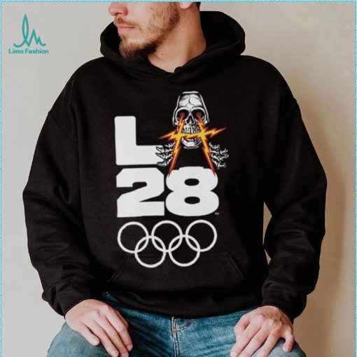 Youth LA28 Summer Olympics Skateboarding T Shirt
