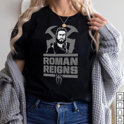 Youth Ripple Junction Black Roman Reigns Illustrated T Shirt