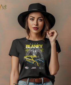 Youth Team Penske Black Ryan Blaney 2023 NASCAR Cup Series Champion Official T Shirt