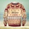 Geneve Servette HC Ugly Christmas Sweater Logo Custom Name Gift Fans