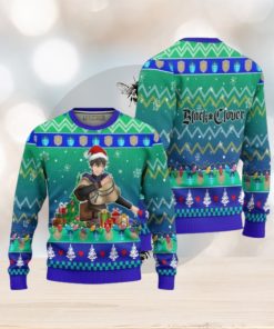 Yuno Anime Ugly Christmas Sweater Black Clover Xmas Gift