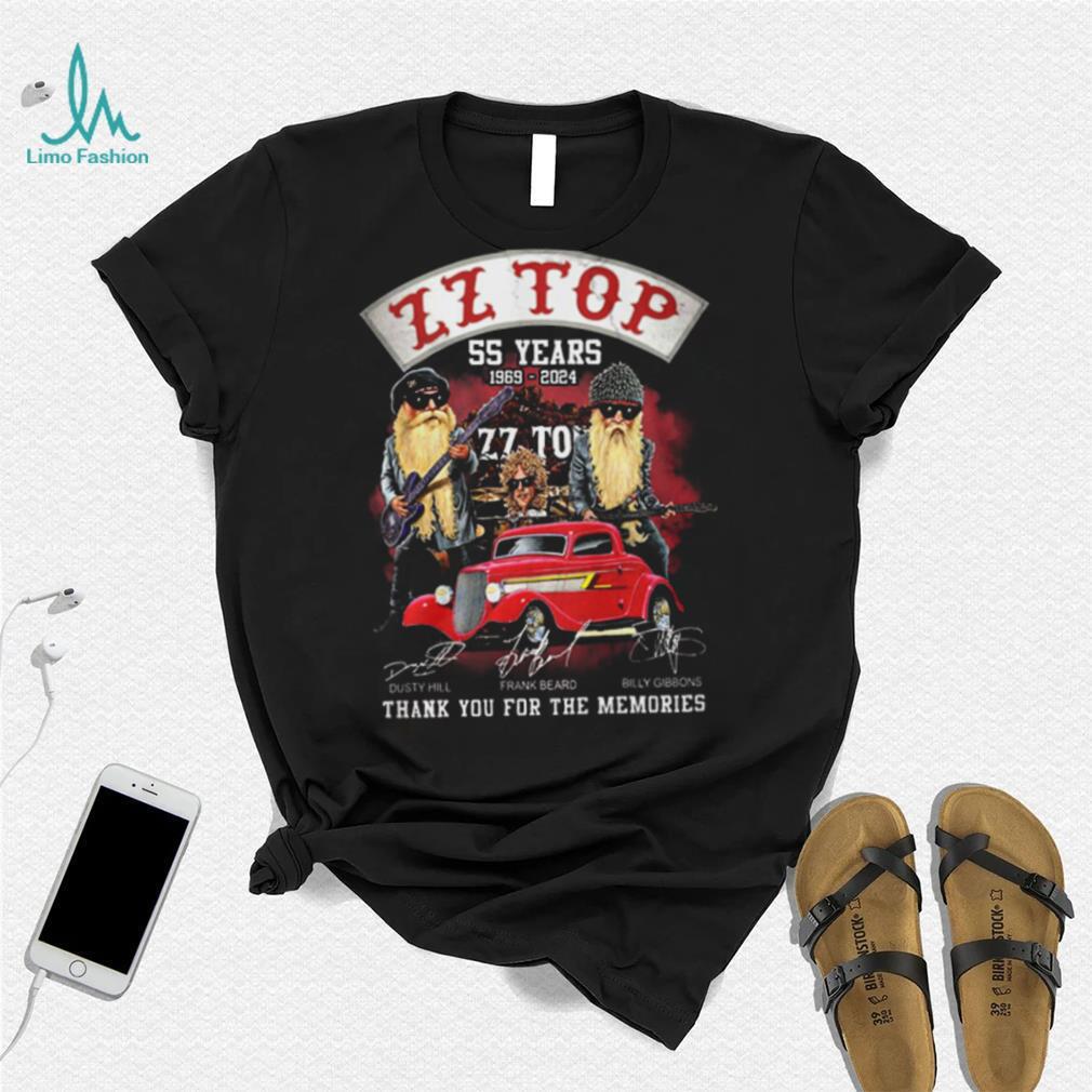 ZZ Top 55 Years 1969 2024 T Shirt ZZ Top 55 Years 1969 2024 T Shirt