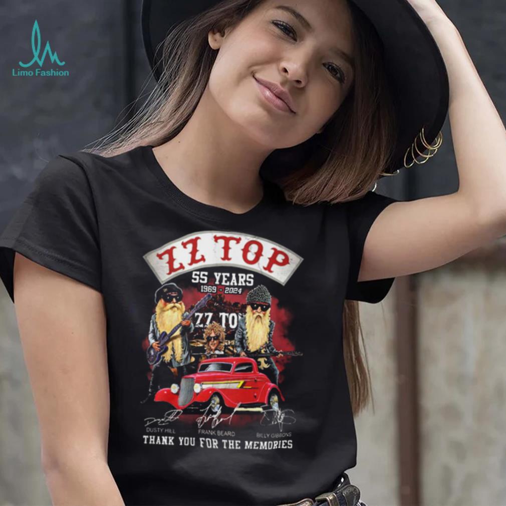 ZZ Top 55 Years 1969 2024 T Shirt ZZ Top 55 Years 1969 2024 T Shirt