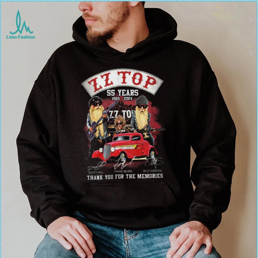 ZZ Top 55 Years 1969 2024 T Shirt ZZ Top 55 Years 1969 2024 T Shirt