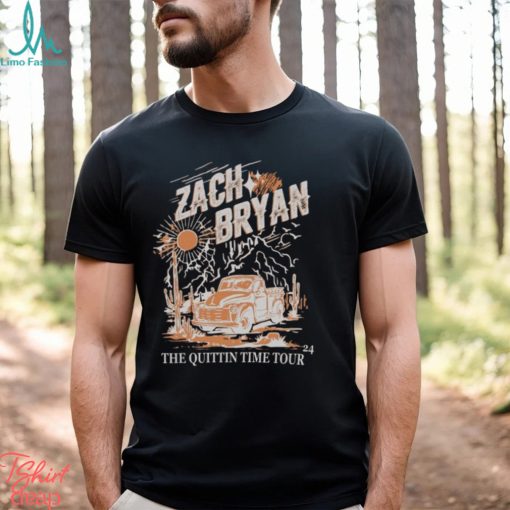 Zach Bryan The Quittin Time Tour 2024 T Shirt